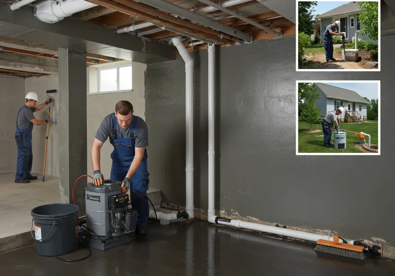 Basement Waterproofing and Flood Prevention process in Tyndall, SD